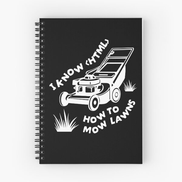 Item preview, I Know Html Lawn Mower Garden designed and sold by MooonTees.