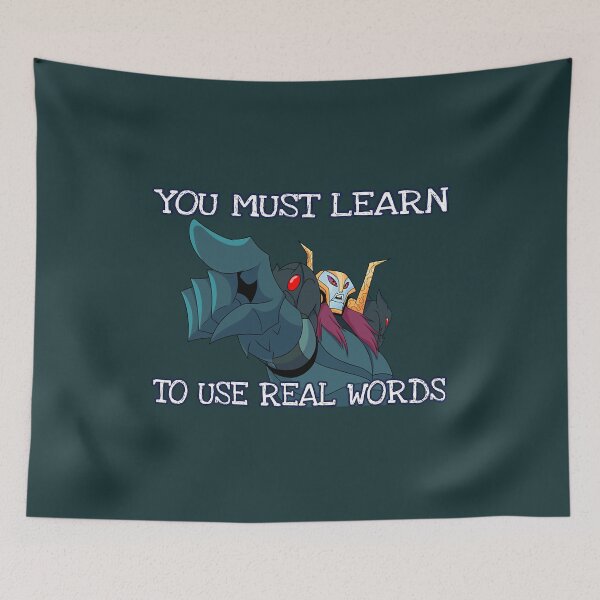 Item preview, Baron Draxum YOU MUST LEARN TO USE REAL WORDS - ROTTMNT designed and sold by IgnatiusWeobley.