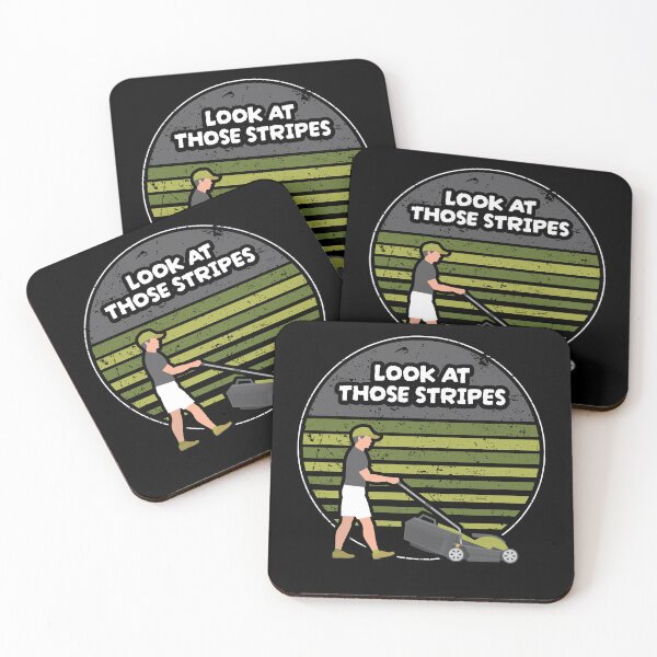 Item preview, Look At Those Stripes Lawn Mower Garden designed and sold by MooonTees.