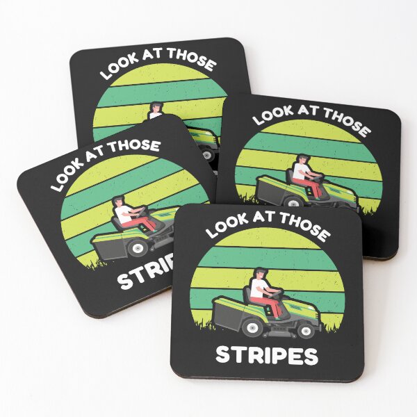 Item preview, Look At Those Stripes Lawn Mower Garden designed and sold by MooonTees.