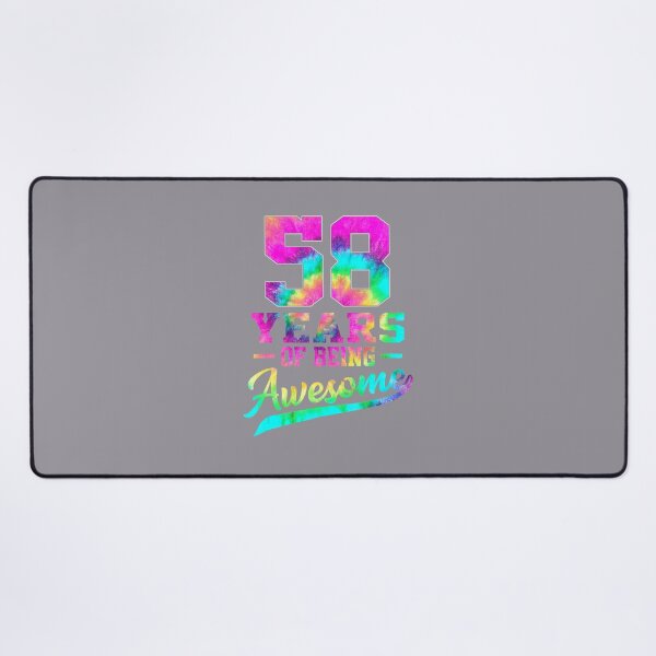Item preview, 58 Years Old 58th Birthday Tie Dye Being Awesome 	 	 	 	 designed and sold by biqmouwsq46.