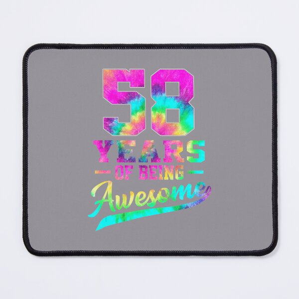 Item preview, 58 Years Old 58th Birthday Tie Dye Being Awesome designed and sold by biqmouwsq46.
