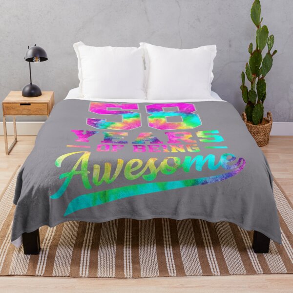 Item preview, 58 Years Old 58th Birthday Tie Dye Being Awesome 	 	 	 	 designed and sold by biqmouwsq46.