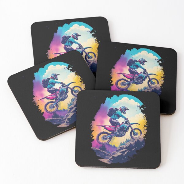 Item preview, Motocross Racing Illustration Motorsport Bikers designed and sold by LuminOrb.