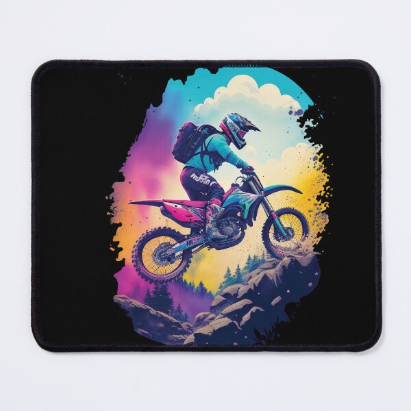Item preview, Motocross Racing Illustration Motorsport Bikers designed and sold by LuminOrb.
