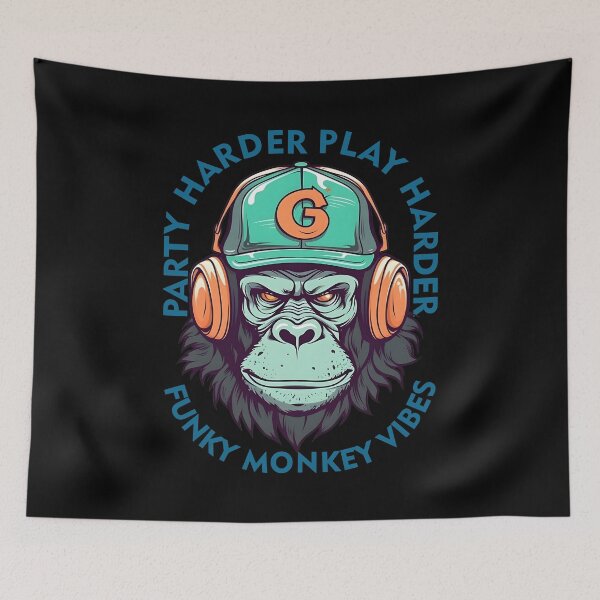 Item preview, Funky monkey vibes designed and sold by hamishby.