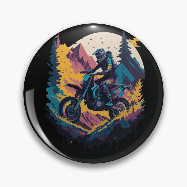 Item preview, Motocross Biker Racing Dirt Bike Motorbike Offroad designed and sold by LuminOrb.