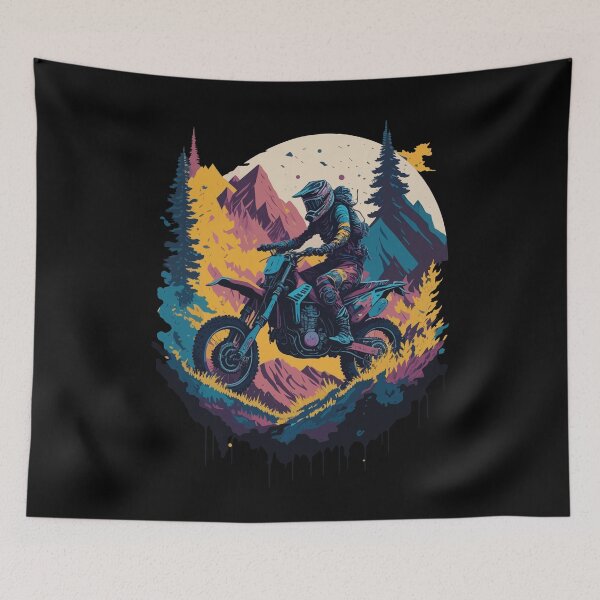 Item preview, Motocross Biker Racing Dirt Bike Motorbike Offroad designed and sold by LuminOrb.