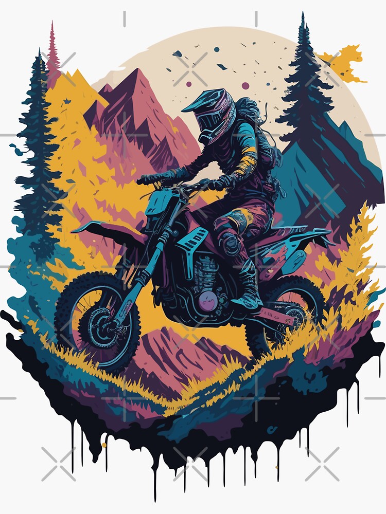 Motocross Offroad Motorbike Dirt Graphic by craft think · Creative