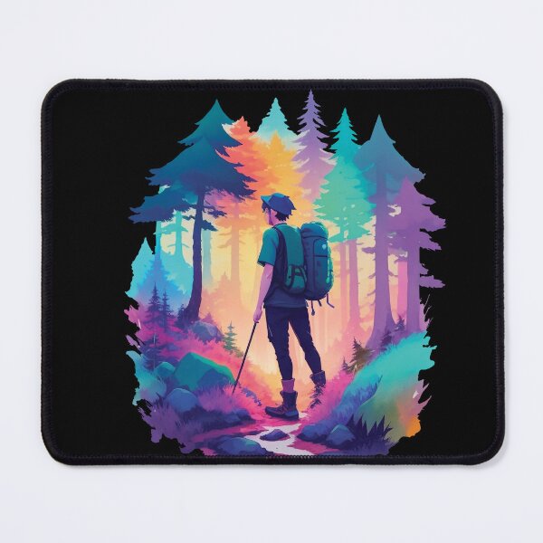 Item preview, Hiking Nature Hiking Vacation Hiker In The Forest designed and sold by LuminOrb.