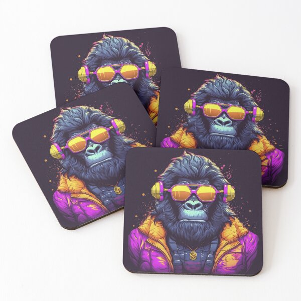 Item preview, Retrowave Malinois Gorilla with Glasses: Anime-Style Character  designed and sold by Abili-Tees.