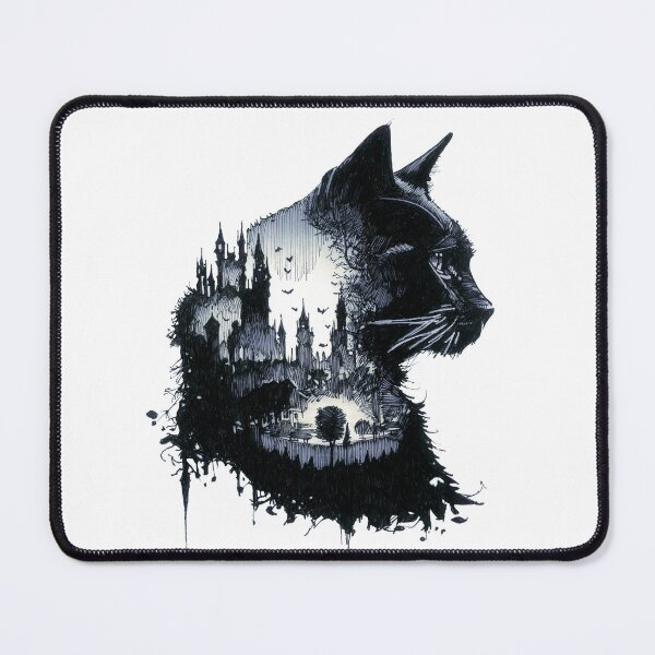Item preview, Black Cat Digital Art designed and sold by Abrekk.