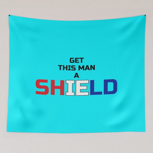 Item preview, Get this man a shield   designed and sold by CaesRomag.