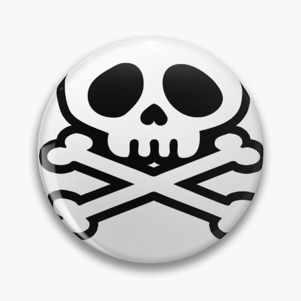 Item preview, manga skull pirat crossbones designed and sold by FuryLuxury.