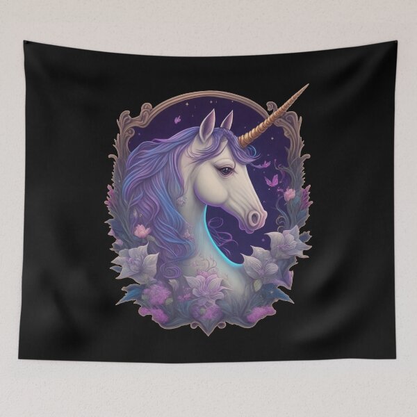 Item preview, Gothic Unicorn Magical Pony Horse Magic designed and sold by LuminOrb.