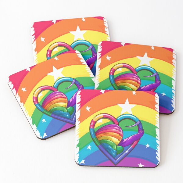 Item preview, Pride Day Rainbow heart on a Rainbow Flag designed and sold by vialgames.
