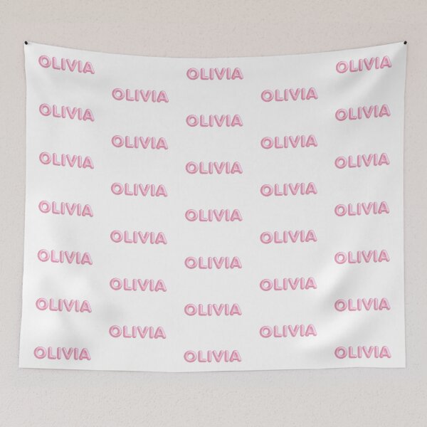 Item preview, Balloon Foil 3D | Olivia Name Label  designed and sold by NafilNafiz.