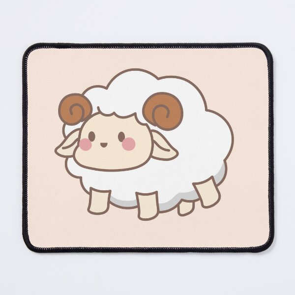 Item preview, Cute white sheep designed and sold by NumbleRay.
