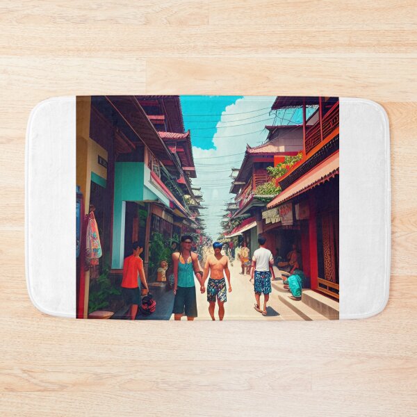 Item preview, Bali Streets with Men designed and sold by Places On Earth.
