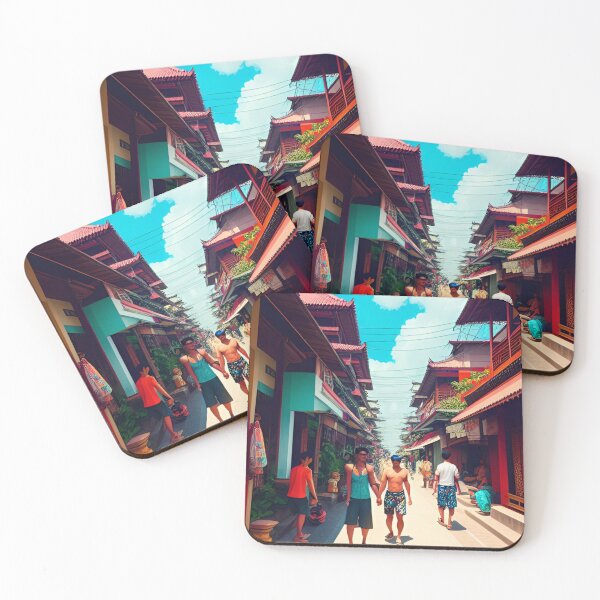 Item preview, Bali Streets with Men designed and sold by Places On Earth.