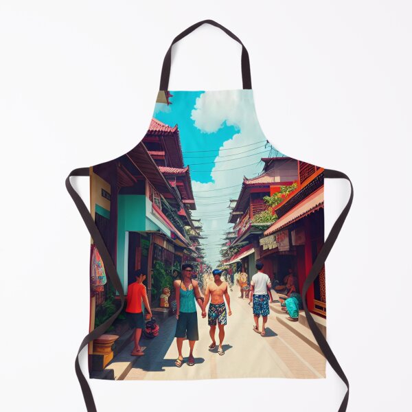 Item preview, Bali Streets with Men designed and sold by Places On Earth.