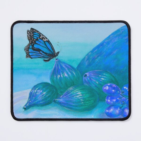 Item preview, A Soft Landing in Marine Blue designed and sold by anneliesfineart.