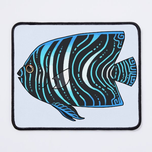 Item preview, Blue Koran Angelfish designed and sold by Spadefish Art.