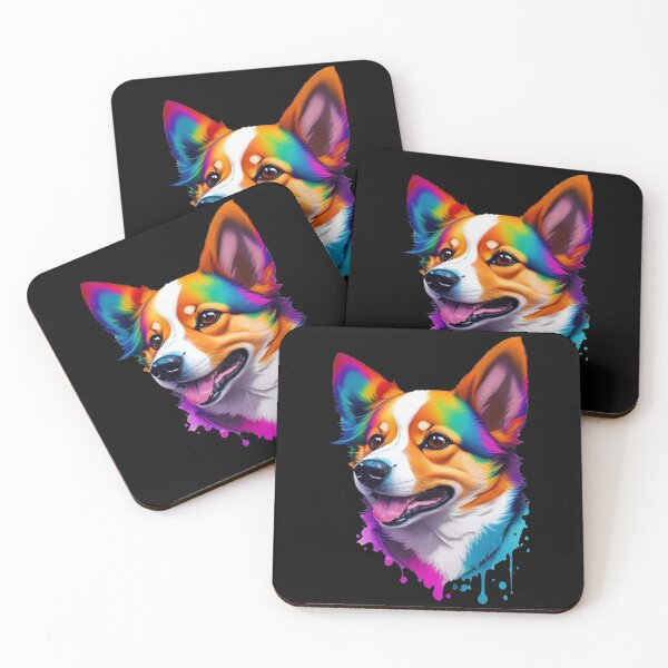Item preview, Corgi Colorful Dog Rainbow Pet Breed designed and sold by LuminOrb.