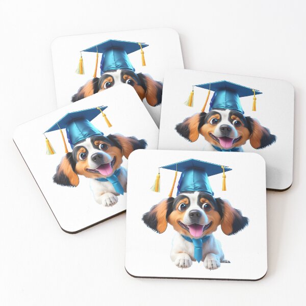 Item preview, Cute dog graduation ceremony! No Background. Funny, funky & witty designed and sold by wittywishes.