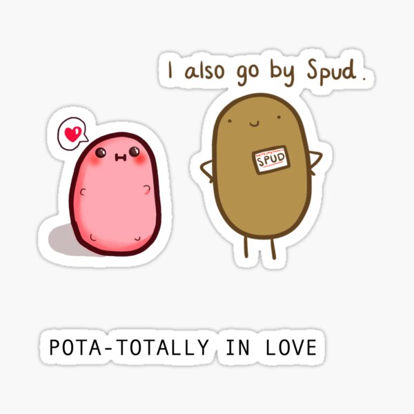 Potato Love Sticker