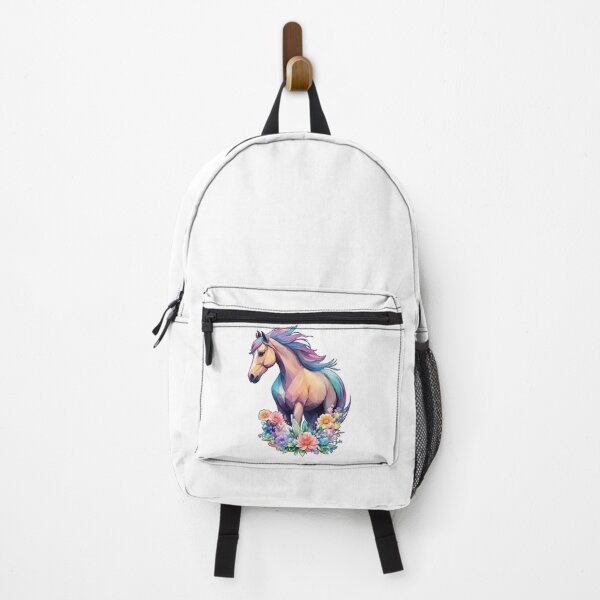 Item preview, Flowers Horses Art With Sweet Pony Horse Animal designed and sold by LuminOrb.