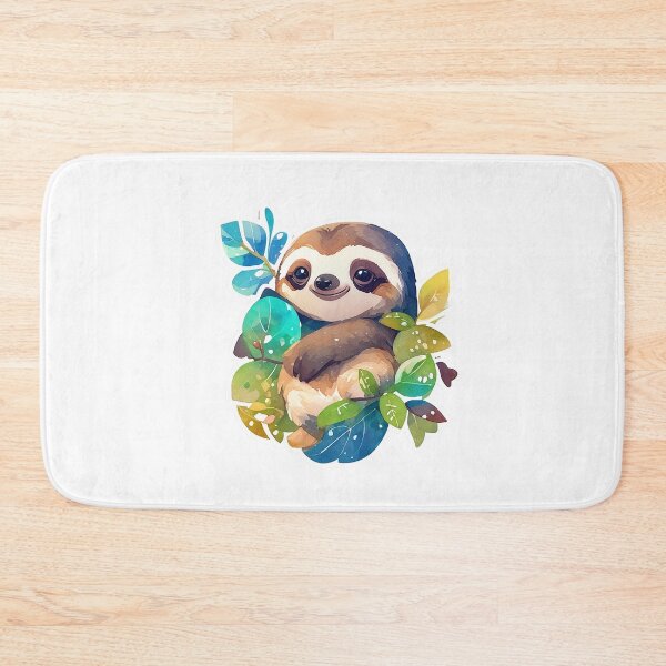Item preview, Cute Sloth Sticker Animal Digital Clipart designed and sold by PrintfulClipart.