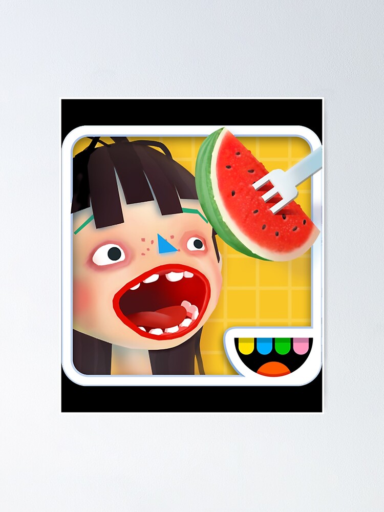 toca boca and gacha life Poster for Sale by kader011