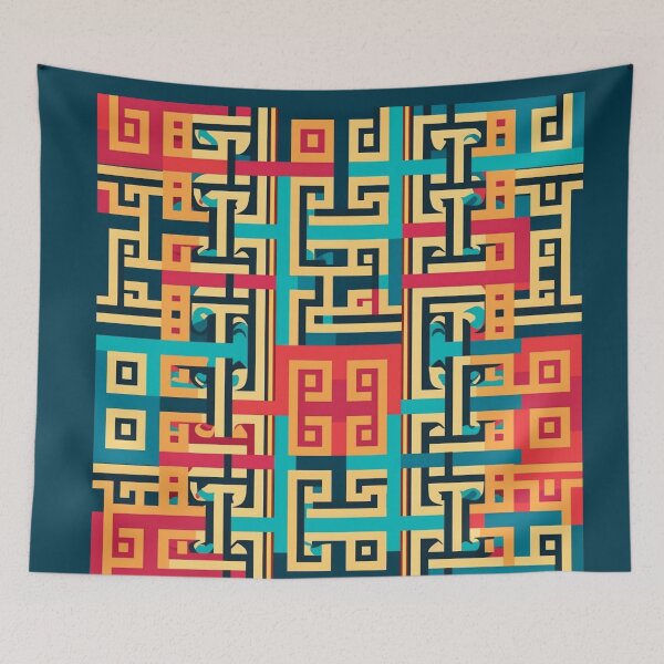 Item preview, Greek Key Pattern designed and sold by Foxclothier.