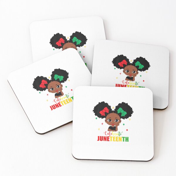 Item preview, Kids Celebrate Juneteenth African Black Girl Toddler Girls Kids T-Shirt designed and sold by MAARRCI.