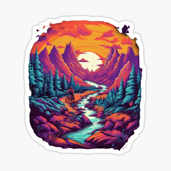 Item preview, mountain biker designed and sold by Tee Studio.