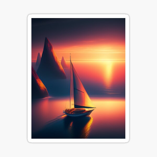Boats 10 Sticker