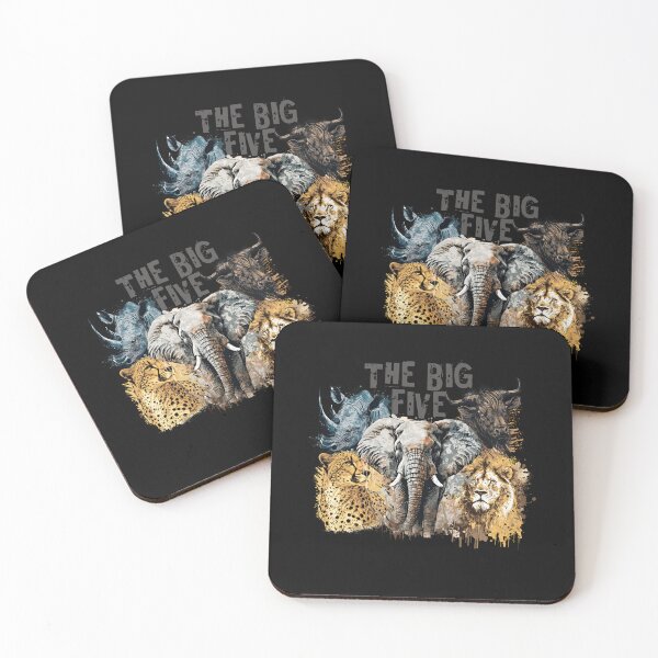 Item preview, The Big Five South African Big Five Animals  designed and sold by Huesoffun.