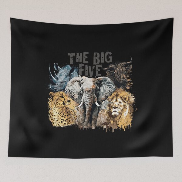 Item preview, The Big Five South African Big Five Animals  designed and sold by Huesoffun.