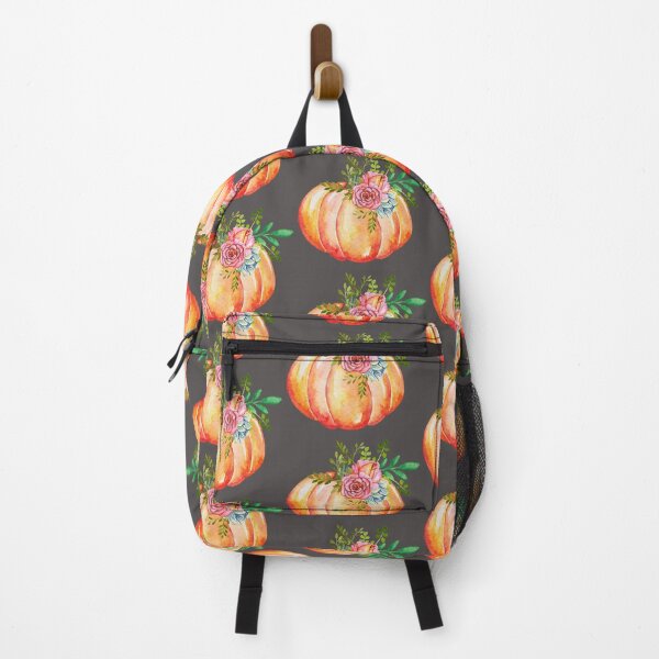 Item preview, Happy Thanksgiving with watercolor pumpkin illustration designed and sold by InaDim.