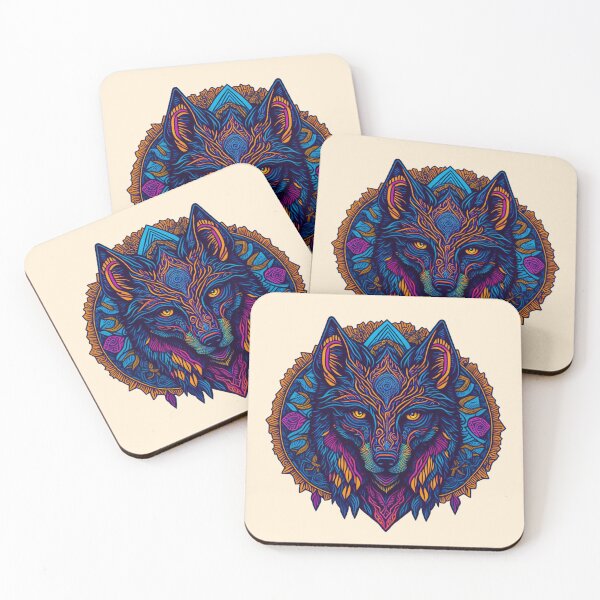 Item preview, Wolf Mandala Style Graphic designed and sold by shokA Design.