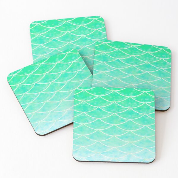 Item preview, Teal-Green Mermaid Scales designed and sold by HijabieUkhty.