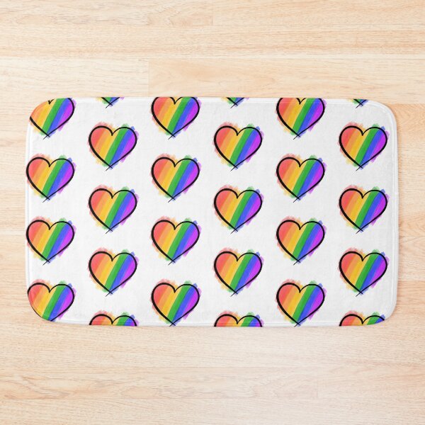 Item preview, rainbow heart designed and sold by Deathtomorrow .