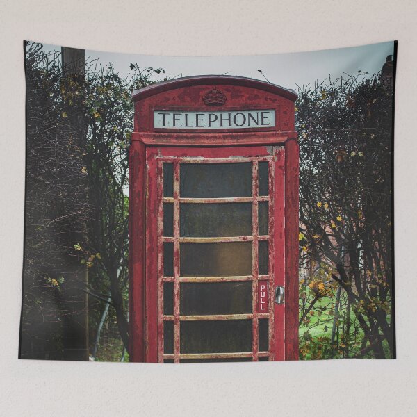 Item preview, Vintage british telephone box designed and sold by chiaravisuals.