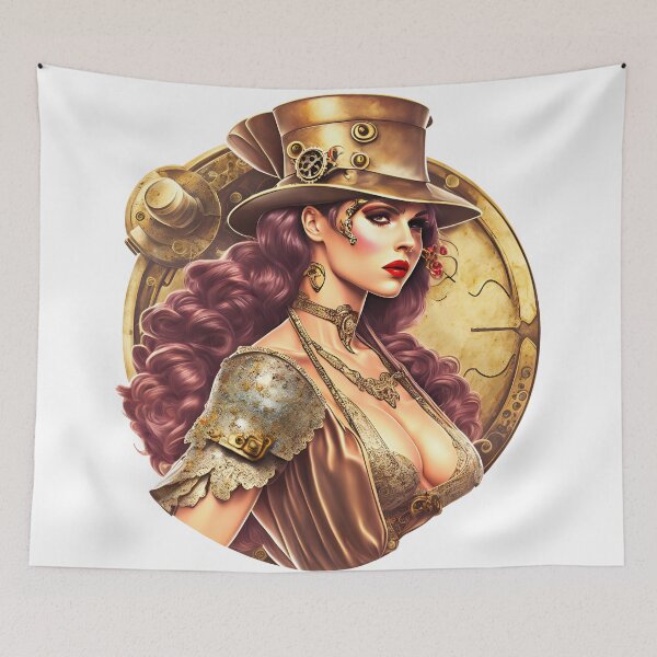 Item preview, Pretty Steampunk Woman designed and sold by cece4410.