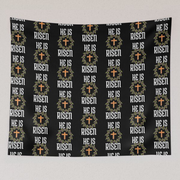 Item preview, He Is Risen Jesus Lover Christian Gift Idea     designed and sold by LivingFarms.