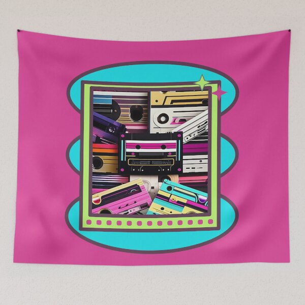 Item preview, Retro Cassette Tapes Mixtape 80 S 90 S Music Lover designed and sold by SunfullyYours.