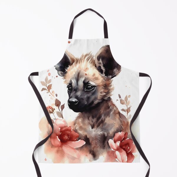 Item preview, African Wild Dog Animal Clipart, Savannah Animal in Roses, Floral Fauna Art, Animal in Roses, Flower Beast, Wild in Bloom, Watercolor designed and sold by CoolorPainting.