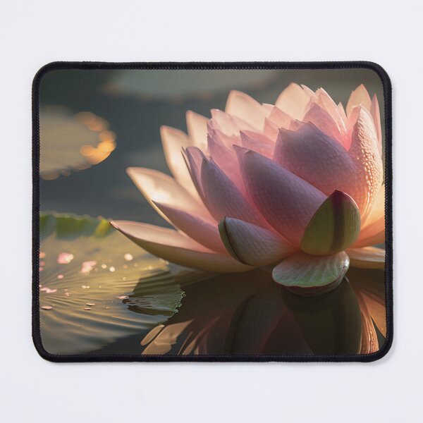 Item preview, Lovely Pink Lotus in the Morning Light designed and sold by surfsprite.