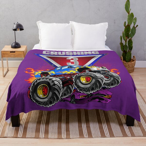 Item preview, Kids 	 3rd Birthday Monster Truck Birthday CRUSH 3 Years old 	 DM54118	 designed and sold by ecahrupczbl98.